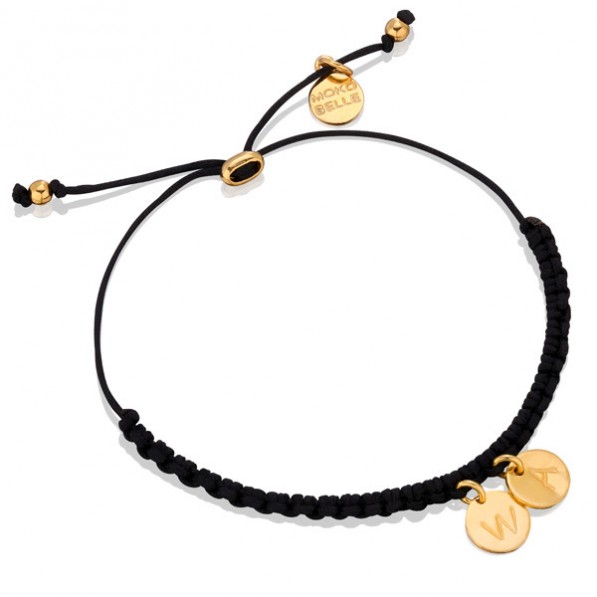 Black hand-braided bracelet for girls – Mokobelle - Mokobelle