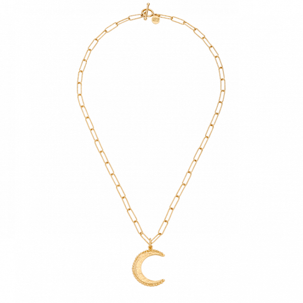 Chain type necklace with Mona pendant - Mokobelle